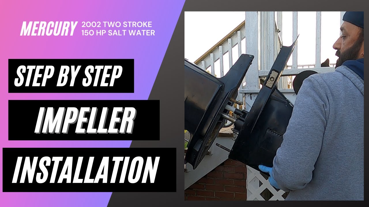 Impeller Installation | Lower Base Plate removal | Lower Unit Water Pump | Mercury Outboard