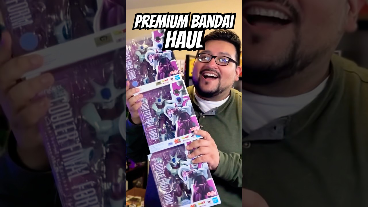 Why did I Buy THREE Coolers?!?! Premium Bandai Haul #animefigures #shfiguarts #dragonball #unboxing