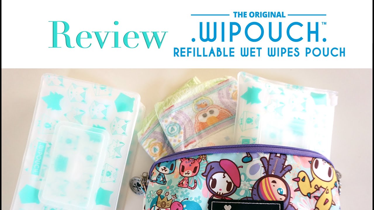 Review: WIPOUCH Refillable Wipes Case in Mint Animals!