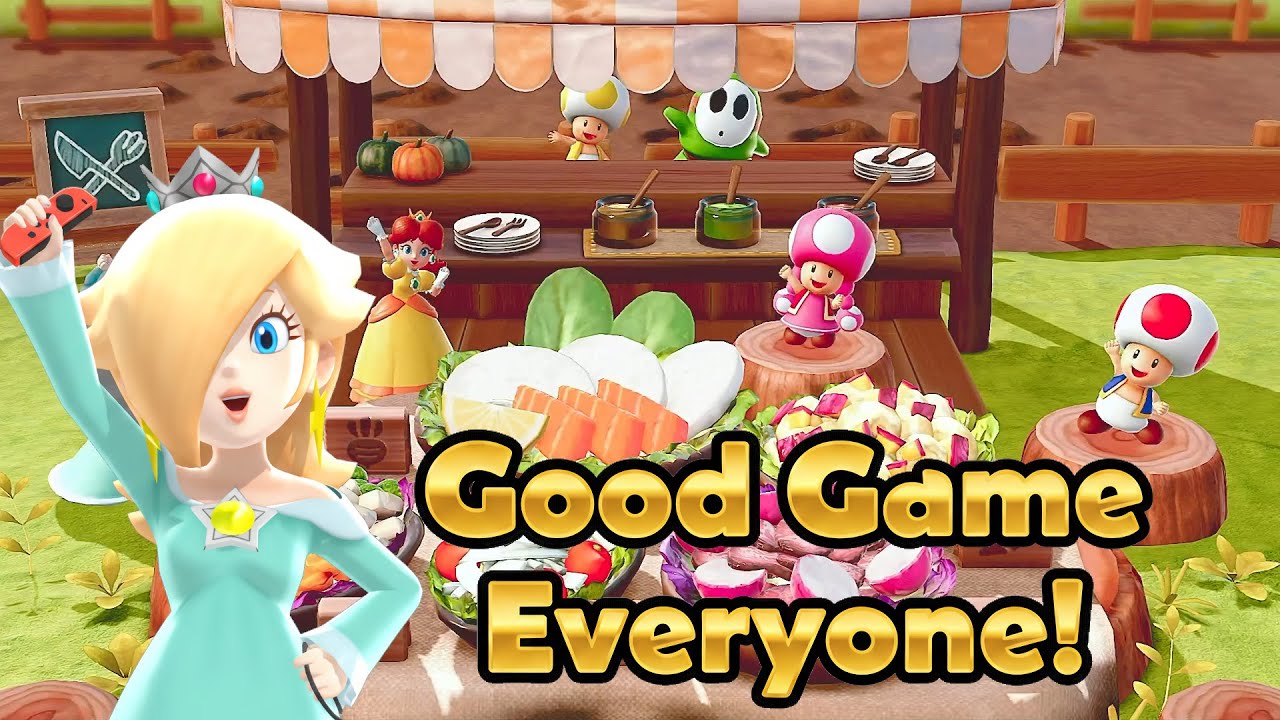 Super Mario Party Jamboree Rhythm Kitchen Rosalina Daisy Toadette and Toad Long