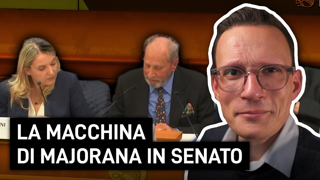 La Macchina di Majorana / Pelizza in Senato