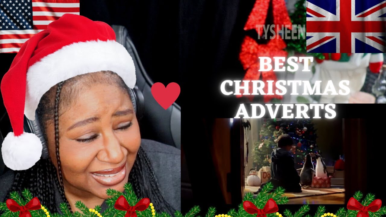 American Reacts To: Best Christmas  Adverts