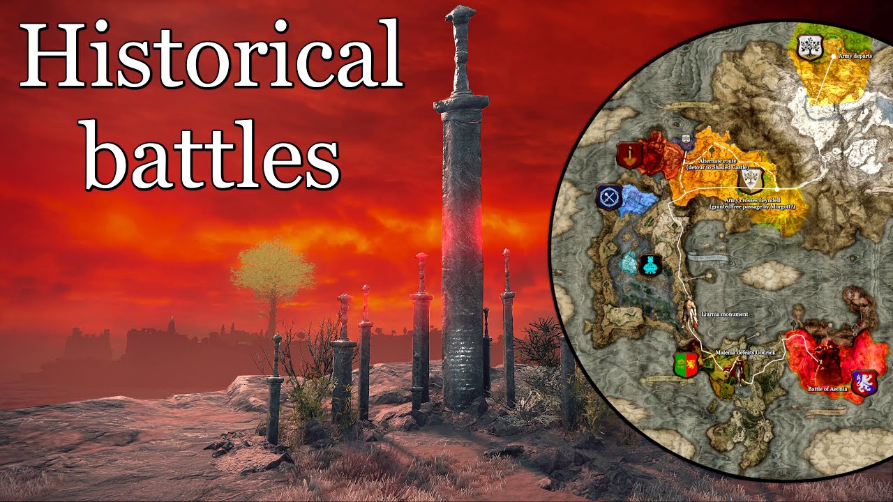 Sword Monuments : A timeline of military conflicts | Elden Ring Lore & Theories explained