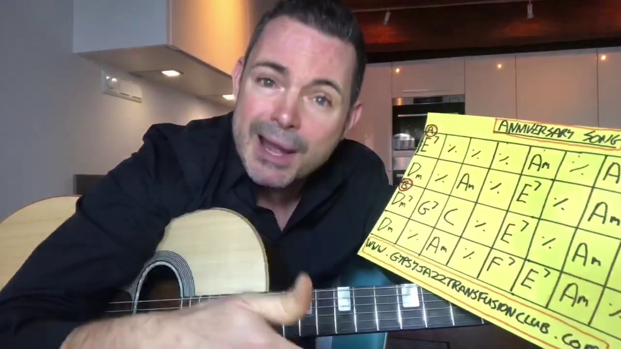 'Anniversary Song' How To Learn The Gypsy Jazz Repertoire - LIVE Replay Gypsy Jazz Guitar Lesson