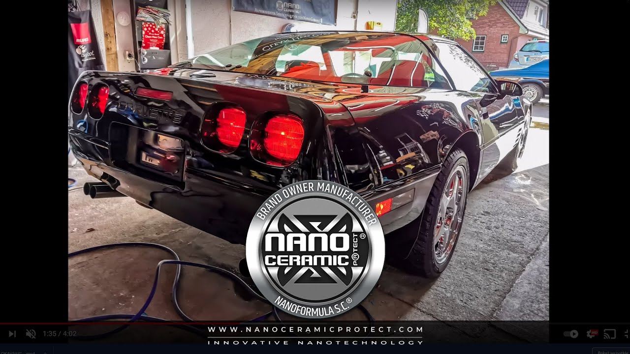 Corvette Nano Ceramic Protect 9h versiegelt