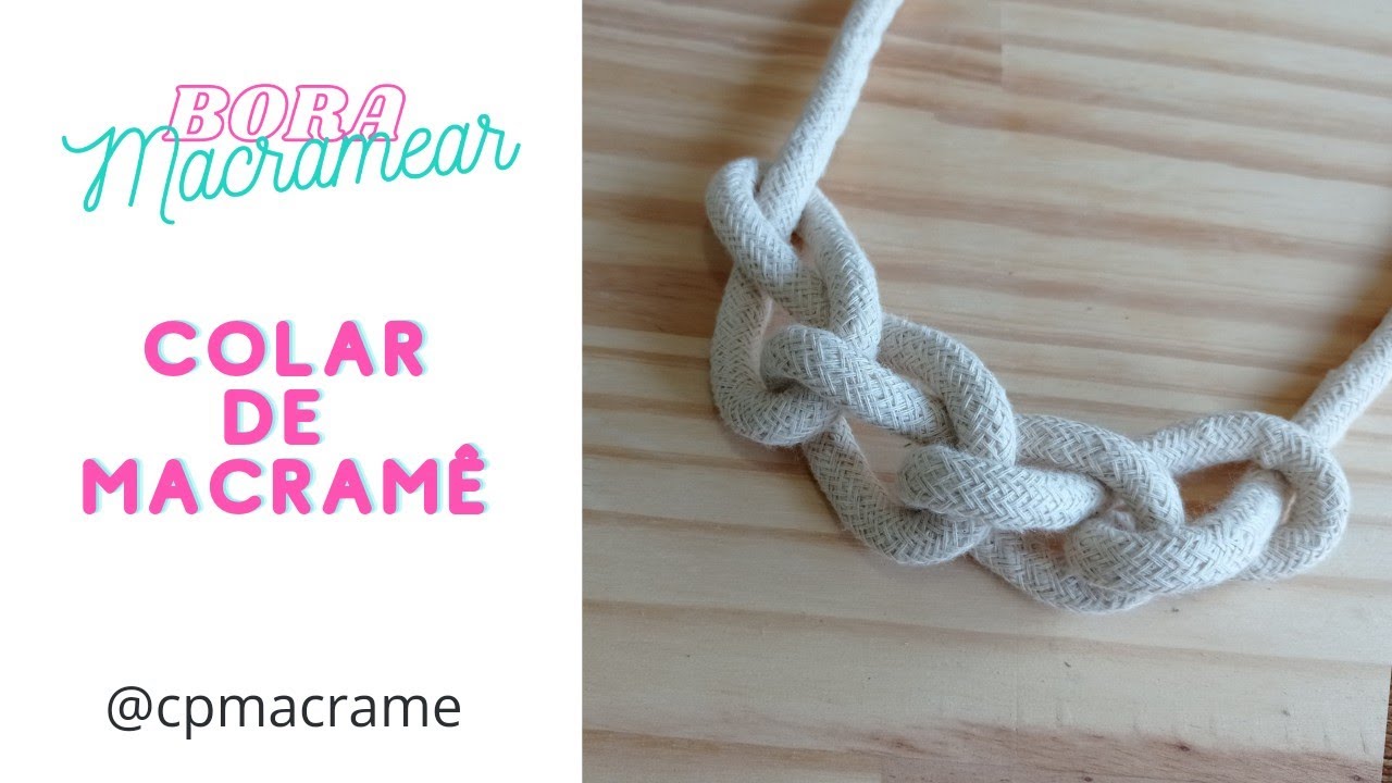 COLAR DE MACRAME