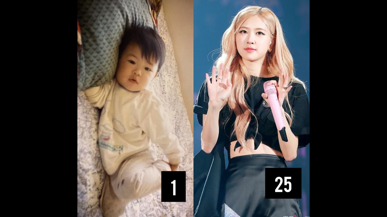 BLACKPINK ROSE CHILDHOOD PICTURES FROM 1-25//BLACKPINK Rose childhood pictures//Tajri