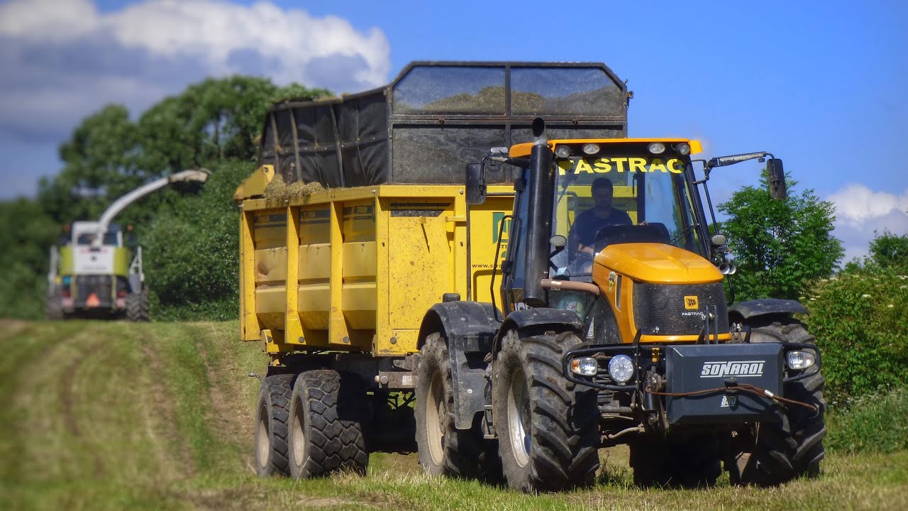 Senaže 2020 || Claas Jaguar 870 & JCB Fastrac 2155