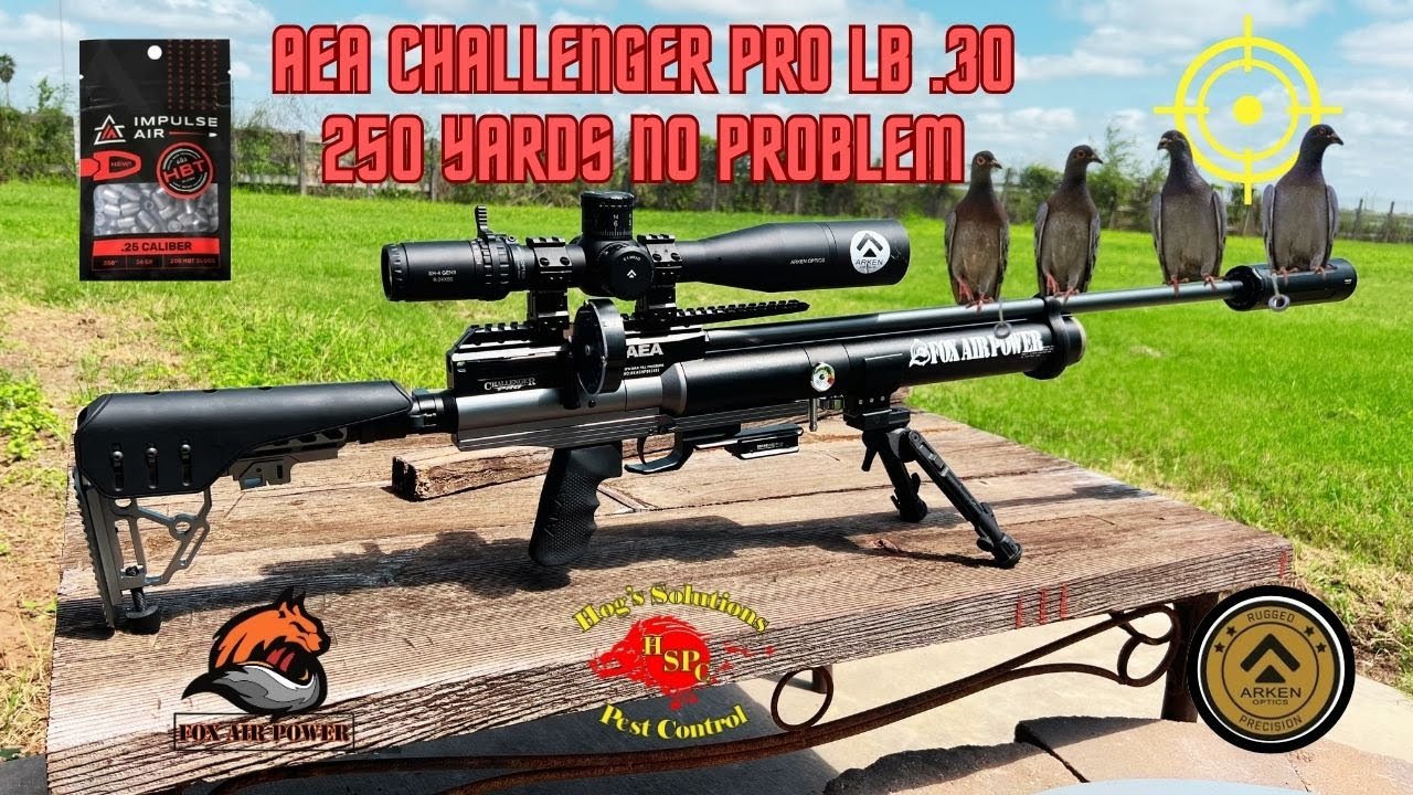 AEA CHALLENGER PRO LB .30 UNA MAQUINA DE PRESICION A 250 YARDAS #pestremoval #airgun