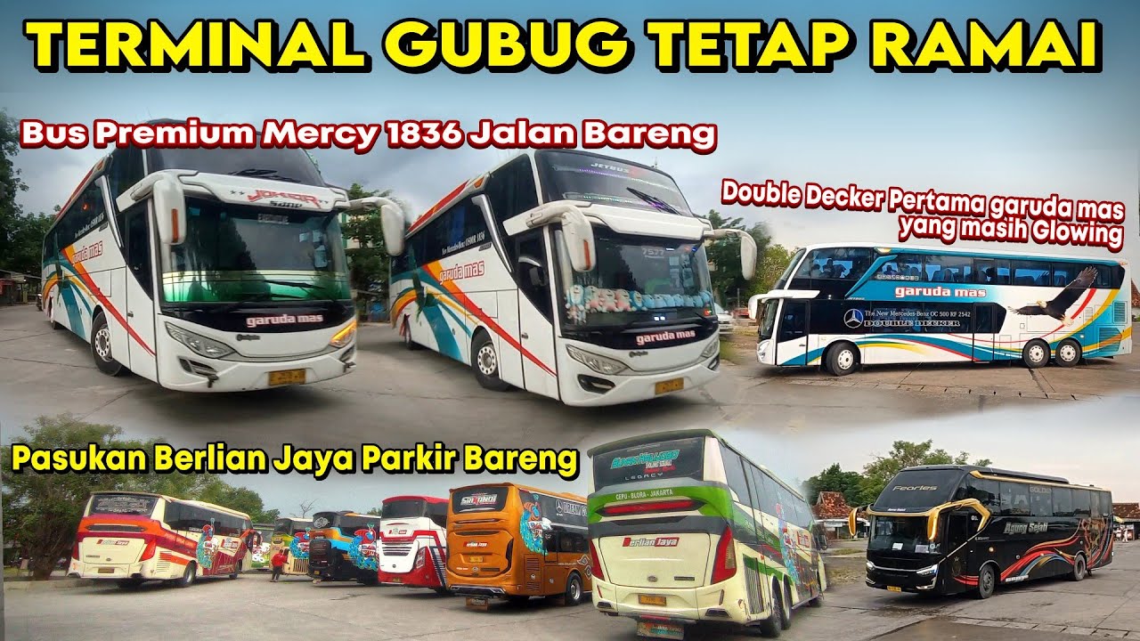 Terminal Gubug tetap Ramai Penumpang dan Bus Masuk di Bulan Desember