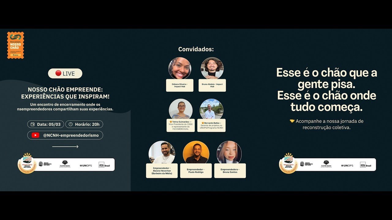 Nosso Chão Empreende: Experiências que Inspiram.