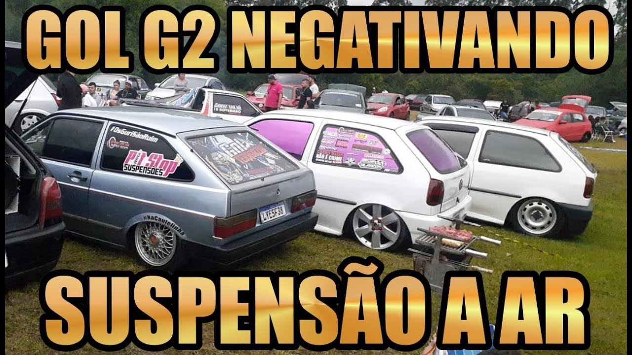 VW Gol G2 Negativando Muito na Suspens&atilde;o a Ar Projetos Extremos