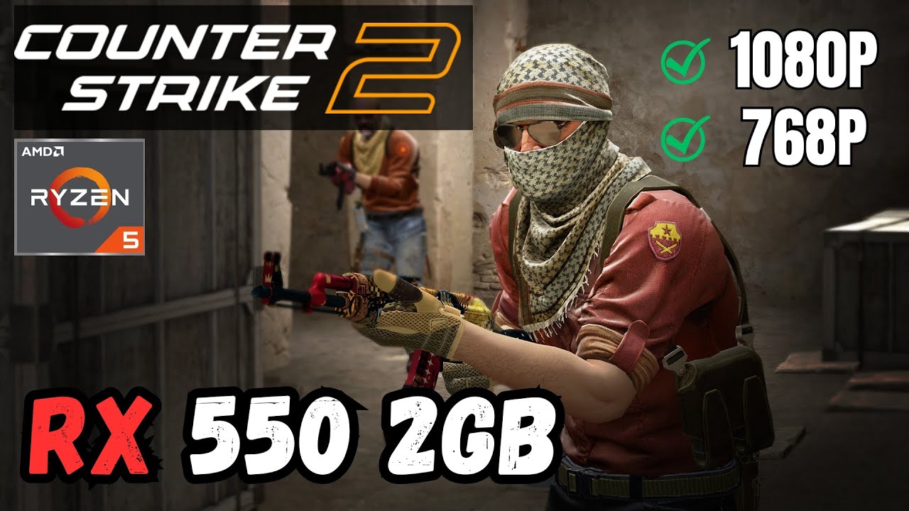 RX 550 ✅ COUNTER STRIKE 2 | Test Rendimiento |