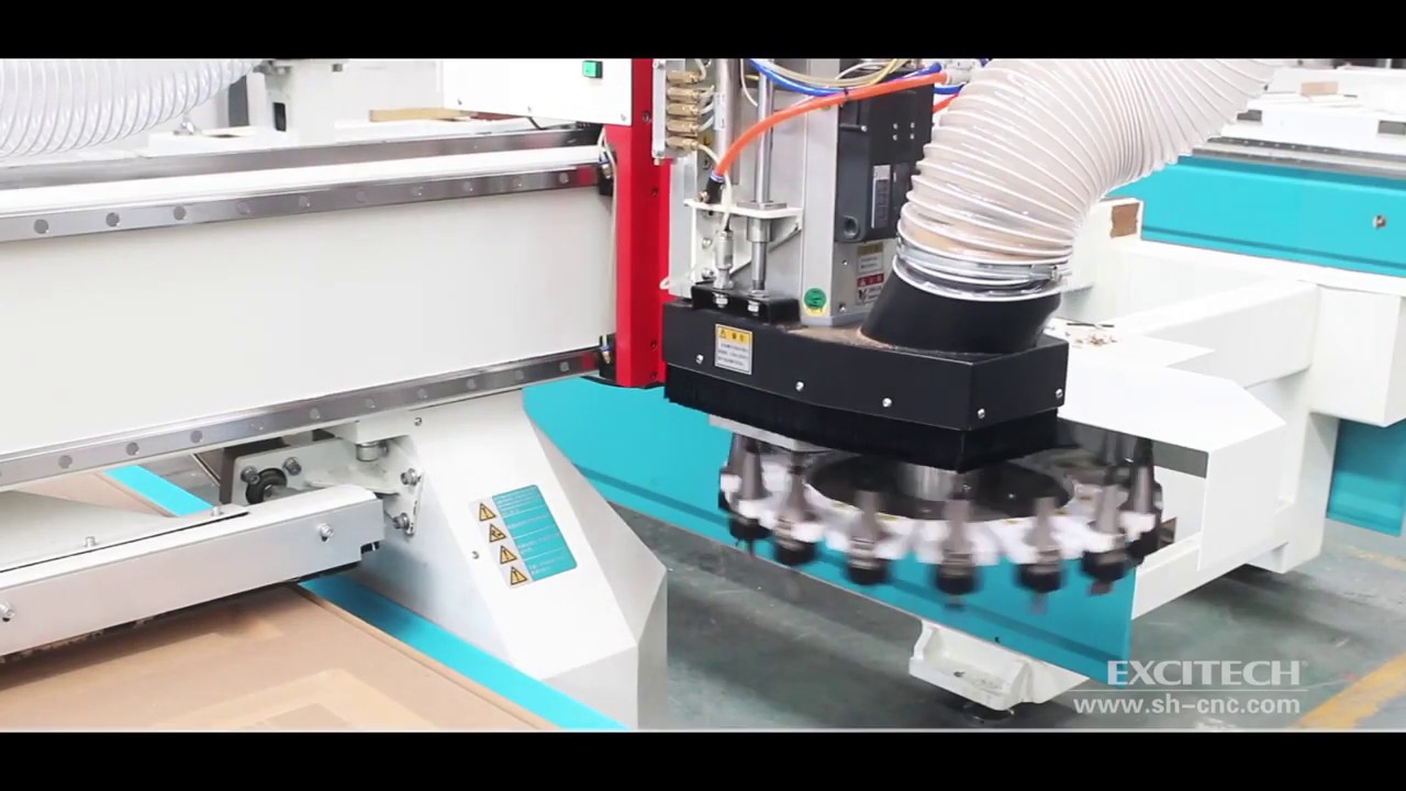 Colab ft. EXCITECH E3 1325D cnc router with carousel tool changer