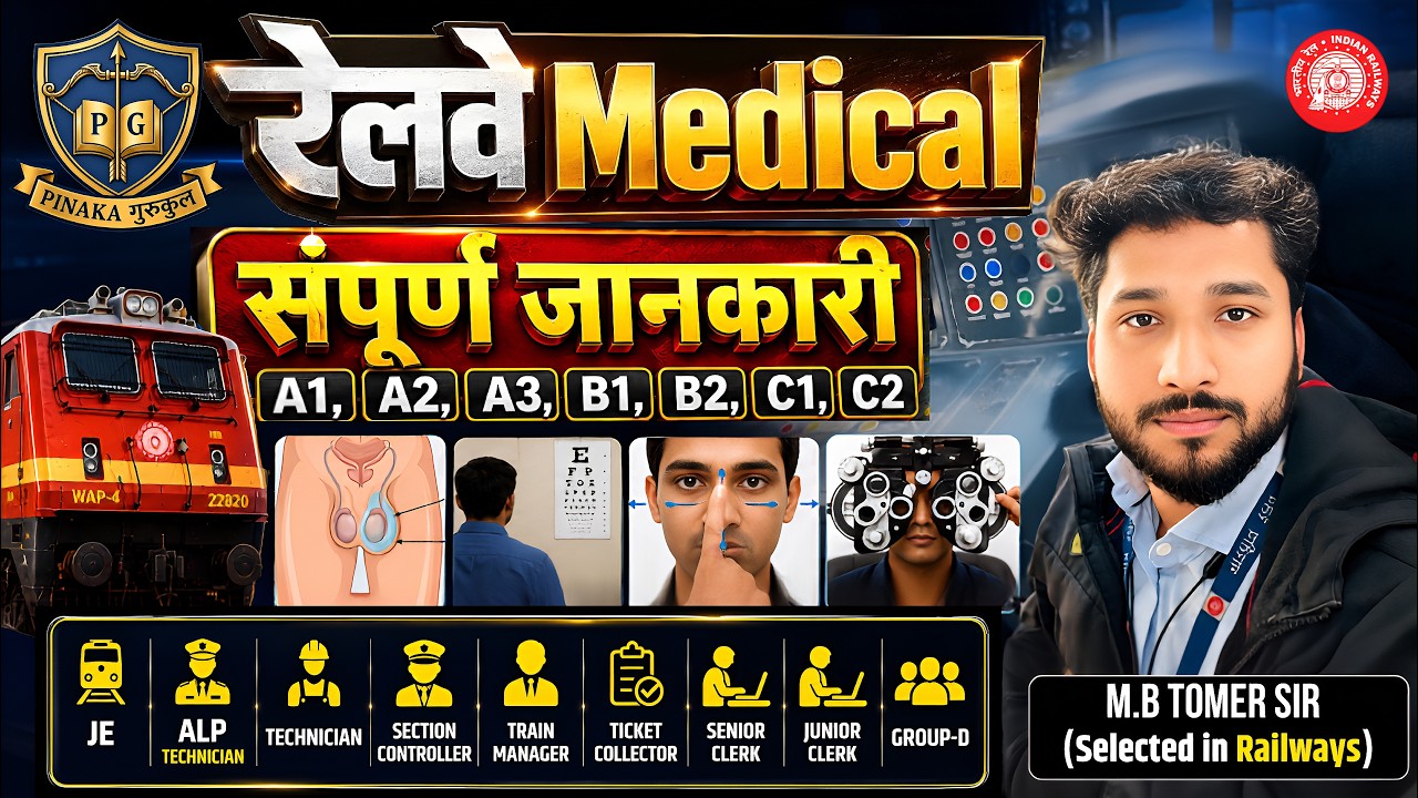 Railway Medical Test | Complete Information | Medical for All Posts | ALP/Technician/JE Medical Test