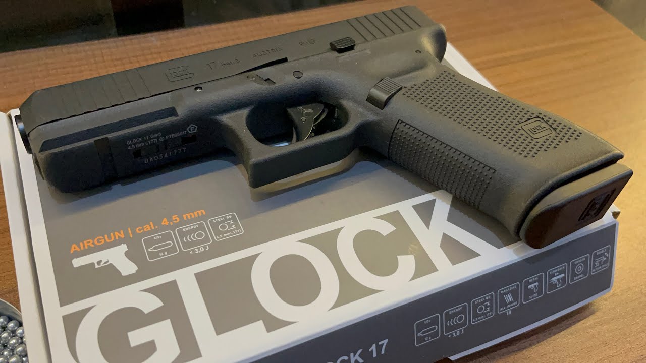 Umarex Airgun Glock 17 Gen 5 Steel Ball unboxing and testing