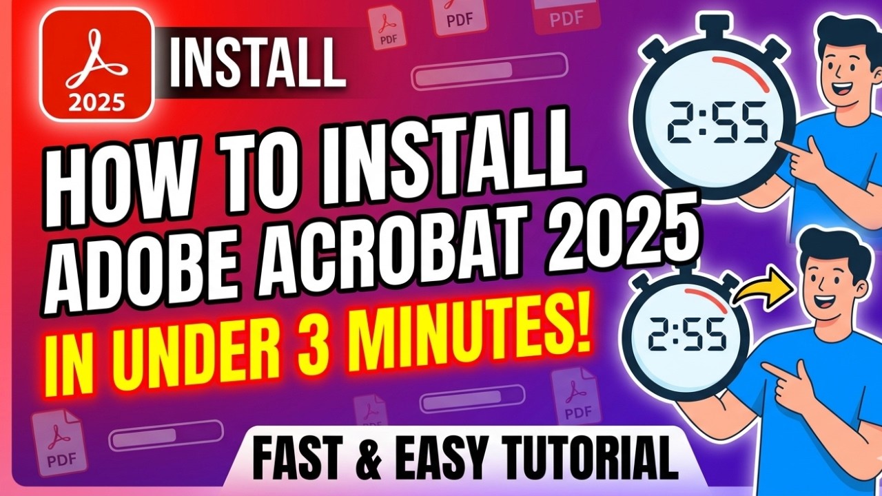 How to install Adobe Acrobat Pro 2025