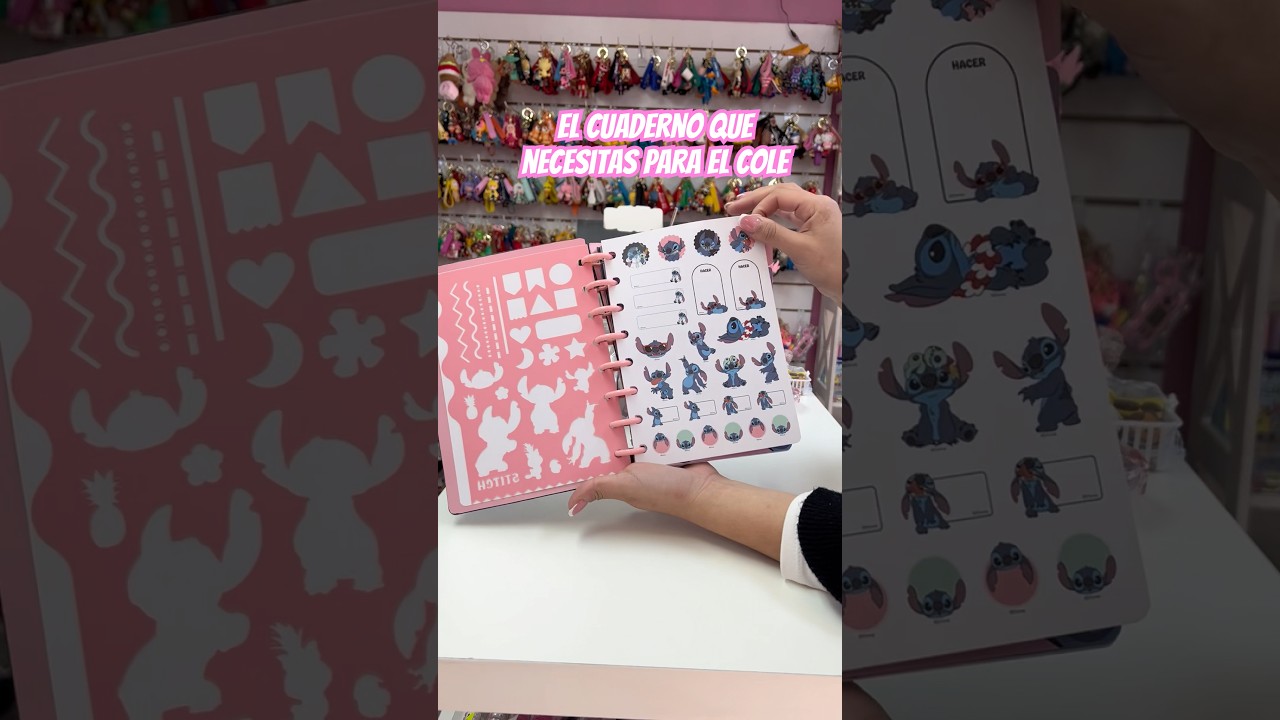 El cuaderno perfecto para llevar a clases si existe! #stitch #cuadernos #parati