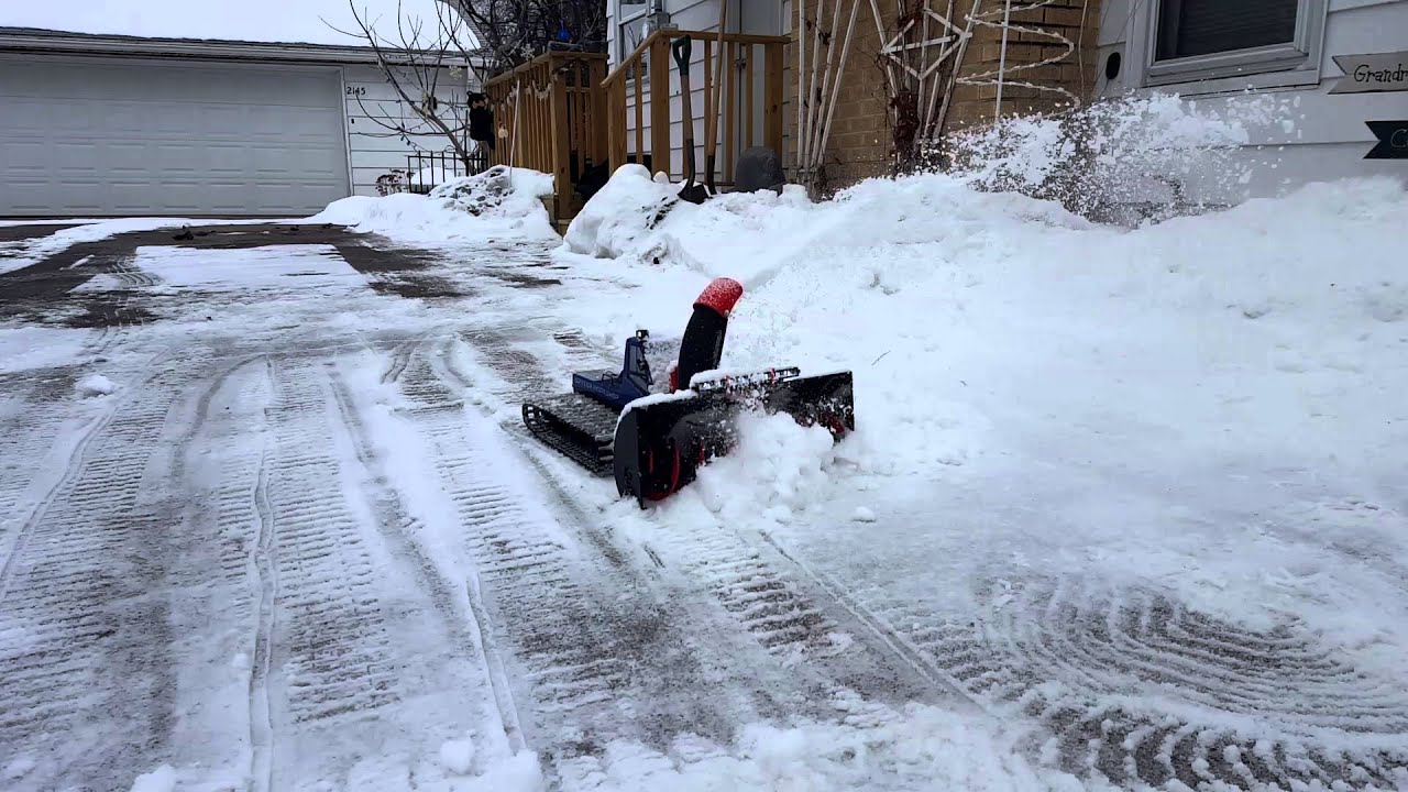 3D Printed Snow Blower With Sensored Brushless Motor!
