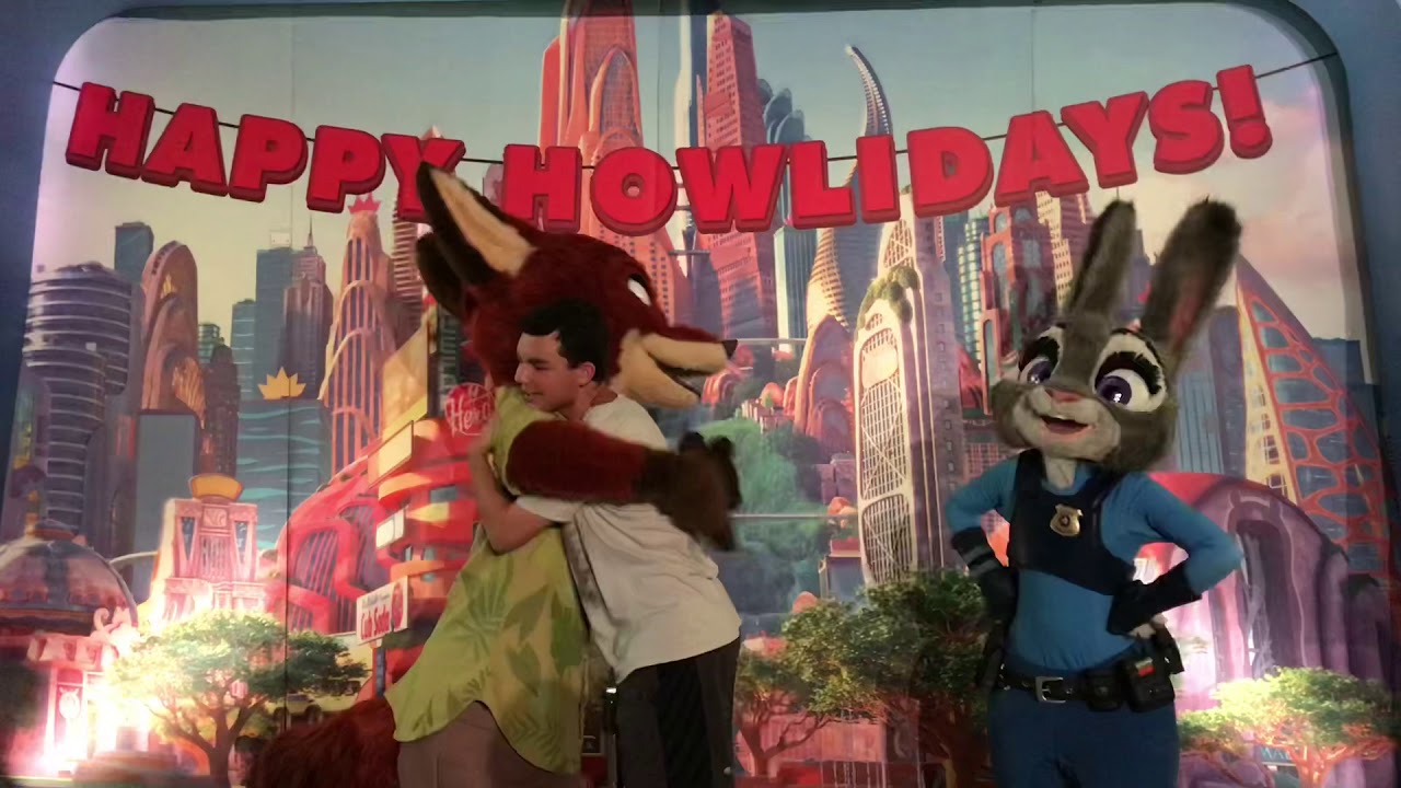 Judy Hopps and Nick Wilde Meet and Greets | Mickey’s Very Merry Christmas Party 2017