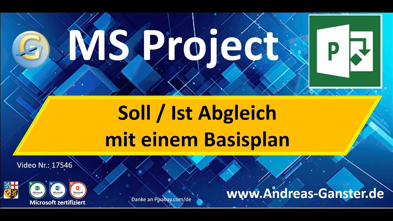 Wie seh ich die Soll/Ist Abweichung? Basisplan! | #Project #Tipp 17546 #howto #tutorial #project