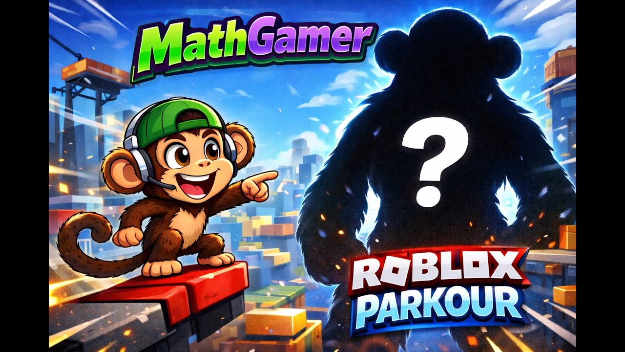 Quem é Essa Jogadora? 😳 Roblox Parkour com Mistério | MathGamer