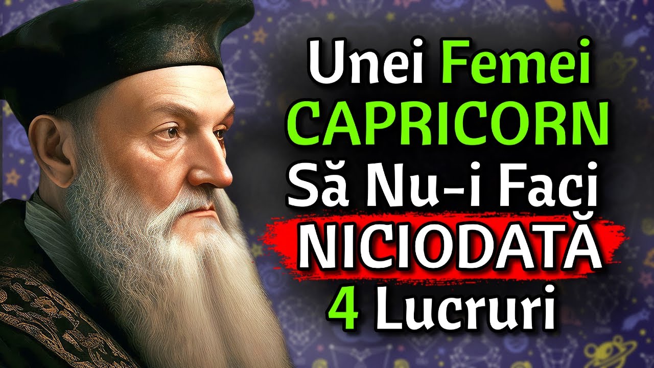 Dacă-i FACI ASTA unei Femei Capricorn, poți să-ți iei Adio de la Viață | NOSTRADAMUS