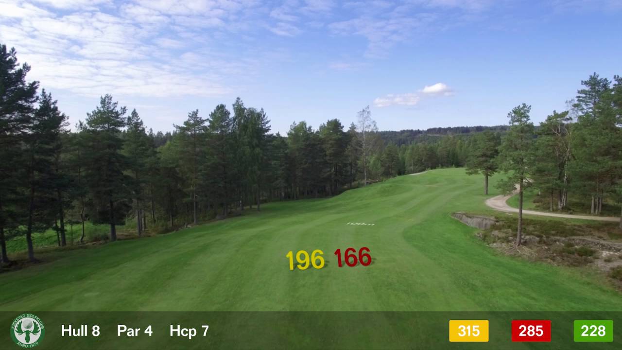 Flyover - Kjekstad Golfklubb - Hull 8