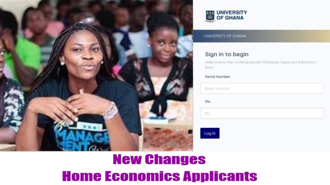 New Application changes for Home Economics Students.
