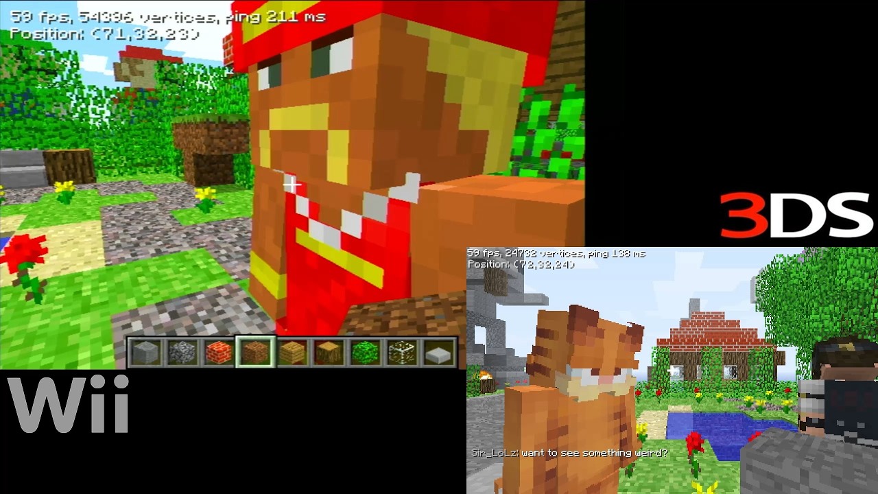 ClassiCube (Minecraft) Wii/3DS/GameCube Online Crossplay Splitscreen
