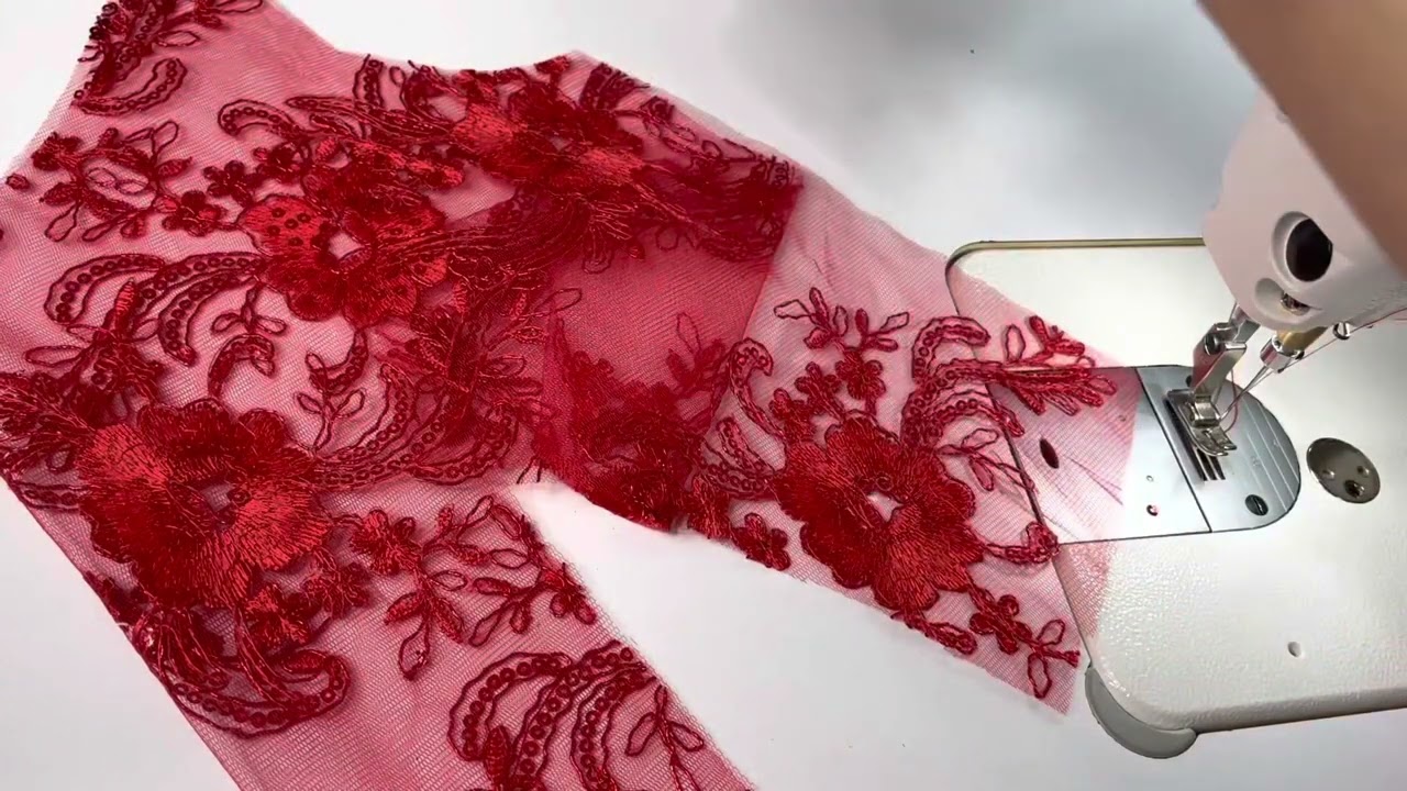 Corte de transparencia y mangas y Manipulación de pinza mágica @GlamourAcademiadeModa