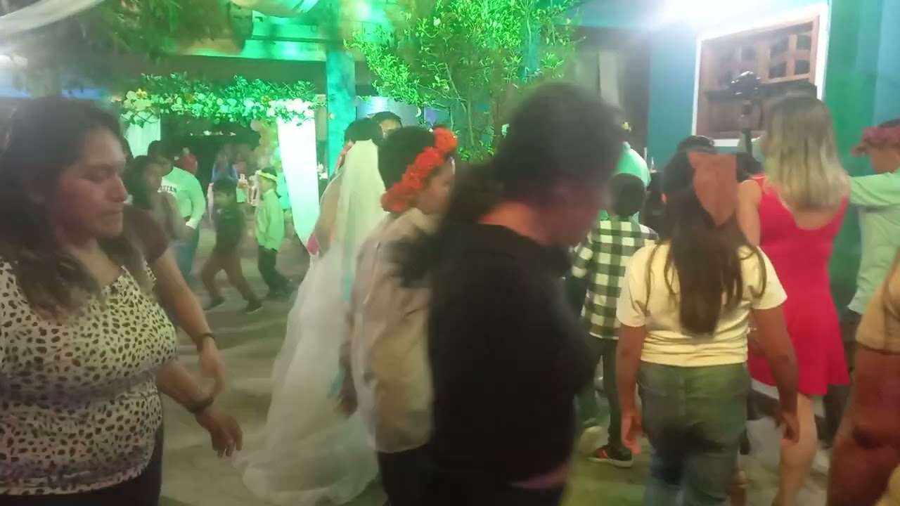 Así se baila en la boda de german y lidia con el trio inquieto huasteco  en cochotla atlapexco hgo 