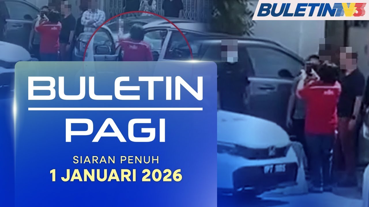 Wanita Bertindak Agresif, Tunjuk Isyarat Lucah Terhadap Anggota Polis | Buletin Pagi, 1 Januari 2026