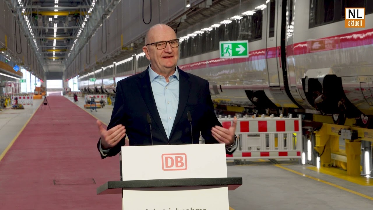 Cottbus | ICE4-Bahnwerk eröffnet | Ministerpräsident Dietmar Woidke