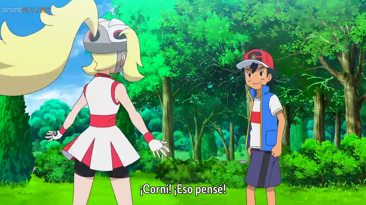 Pokemon viajes capitulo 25-Ash se reencuentra con Korrina(sub espa&ntilde;ol).