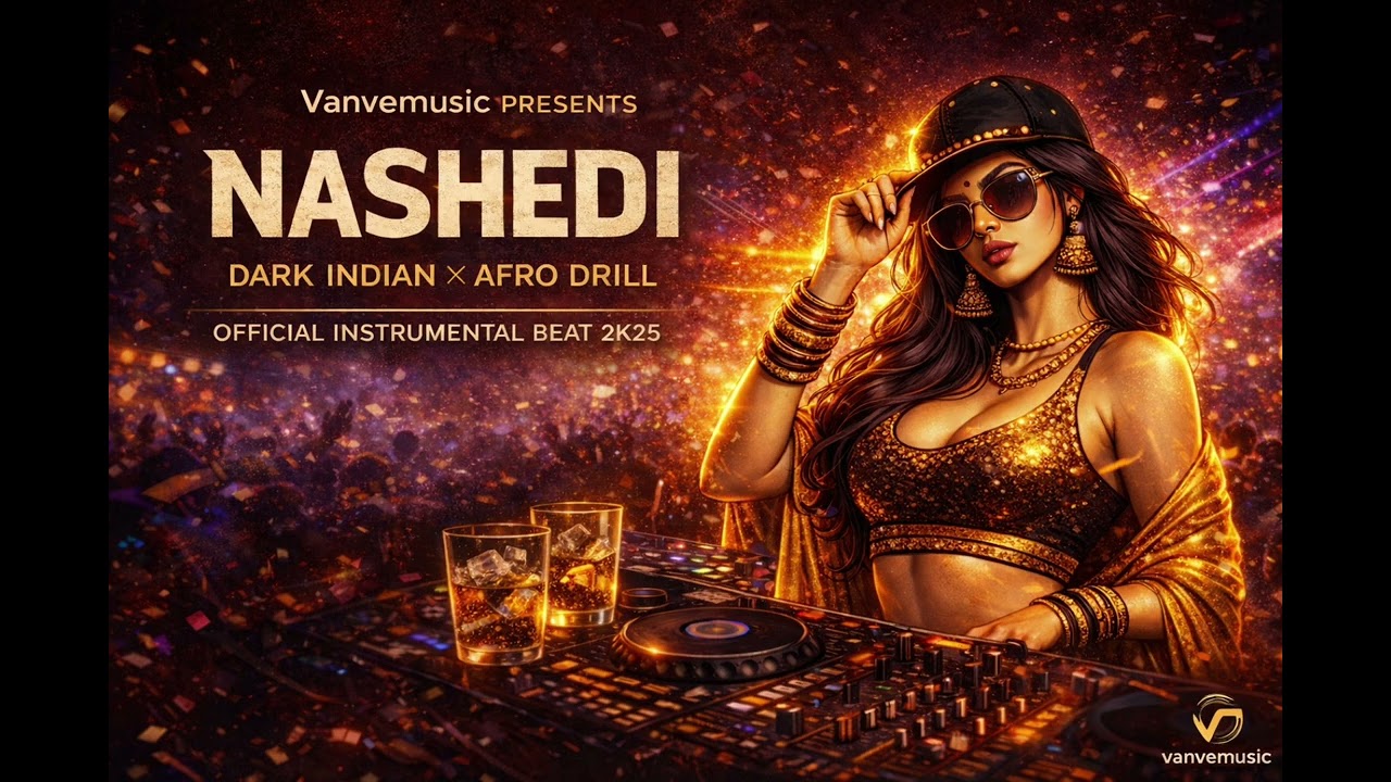 NASHEDI 🔥 Dark Indian x Afro Drill Instrumental Beat | 2025 | Heavy Bass