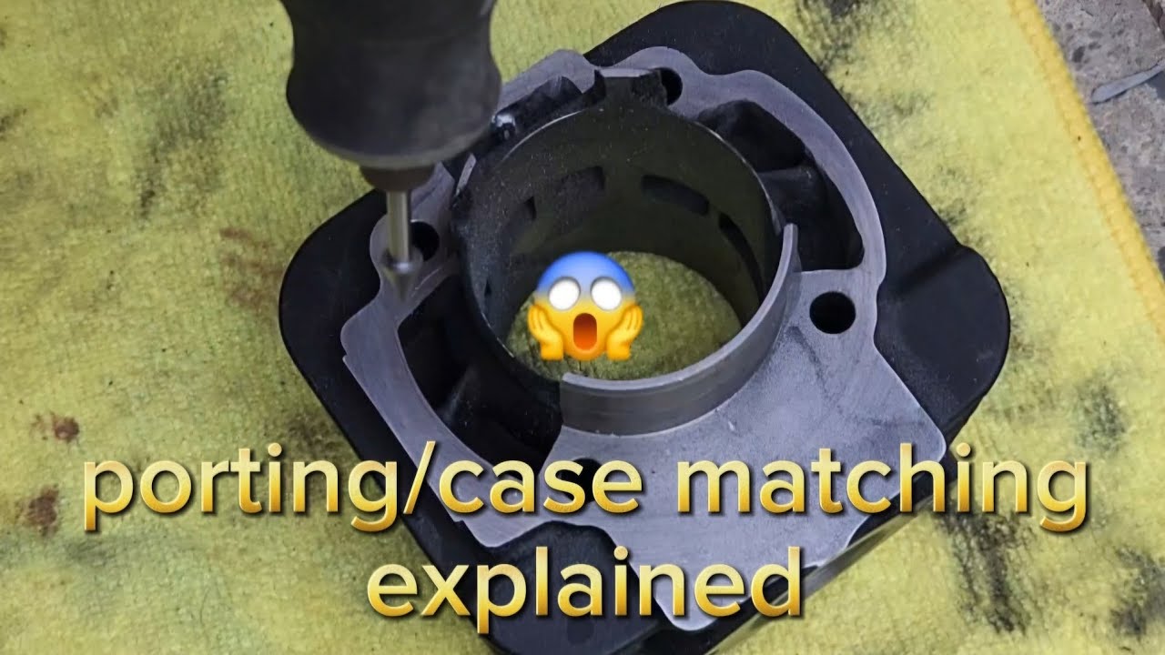 how to port /case match your scooter engine and cylinder 50cc 70cc