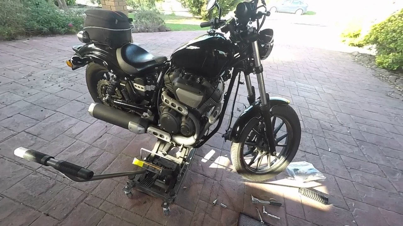 FITTING FRONT FORK GAITERS TO A YAMAHA BOLT XV950
