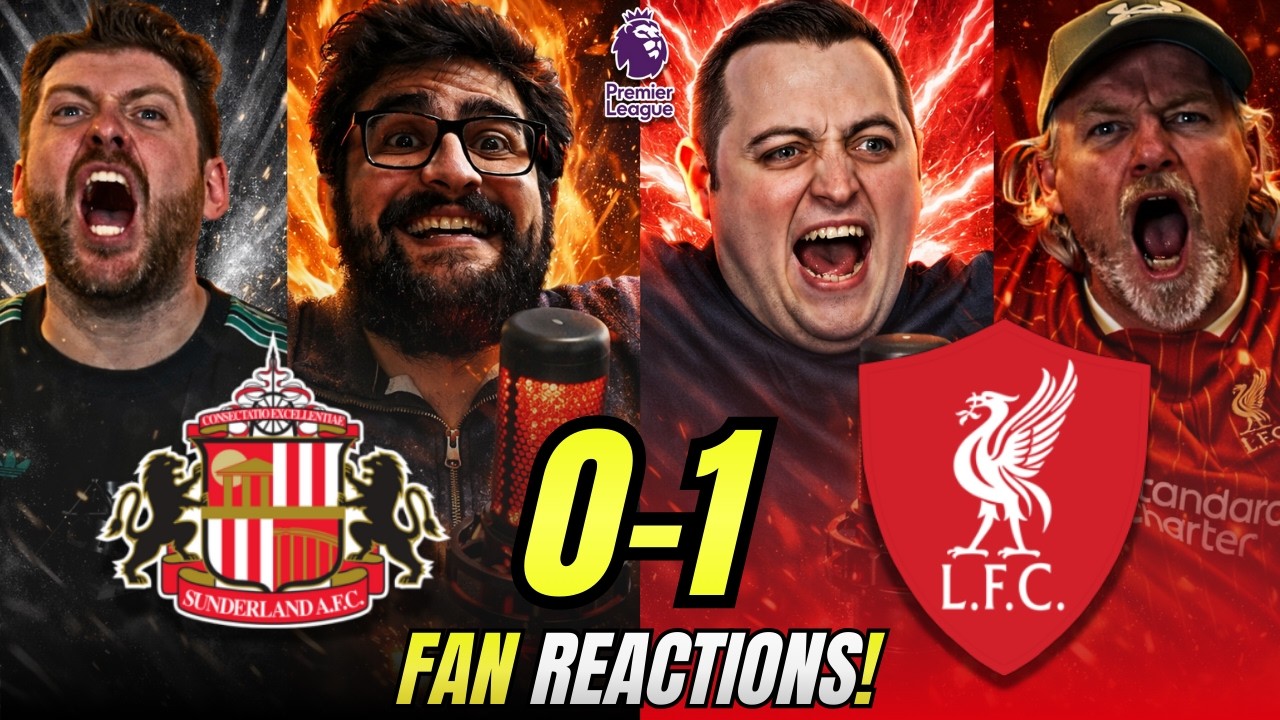 Liverpool DELIGHTED Fans React to Sunderland 0-1 Liverpool | Premier League Fan Reactions
