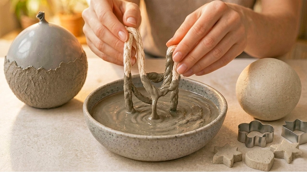 4 Cool Flower Pots Made from Cement and All Sorts of Stuff. DIY Garden Pots