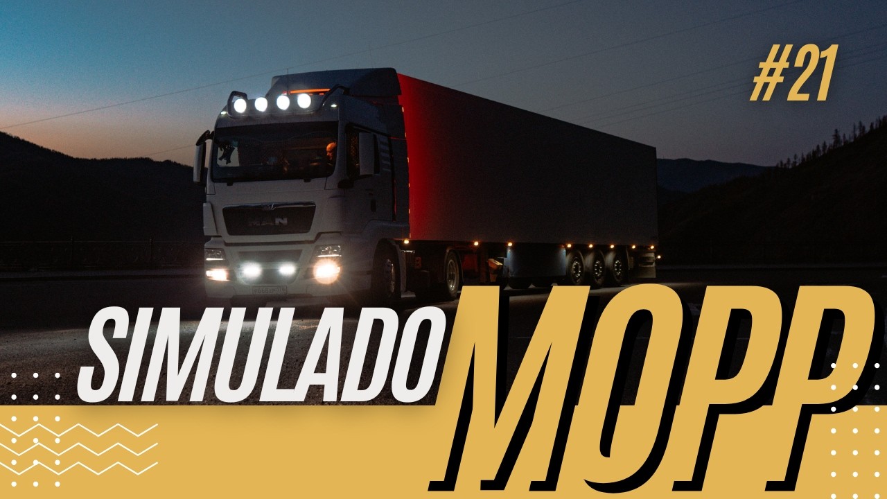 SIMULADO de MOPP, PROVA DO DETRAN #21