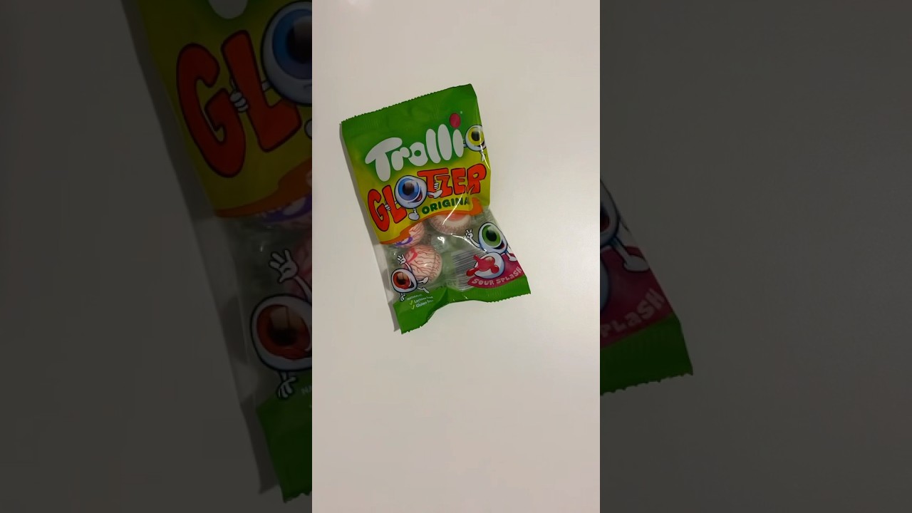 Gummy eye real weight #gummy #eyes #halloween #halloween2024 #gummycandy #lidl #funny #scale #fun