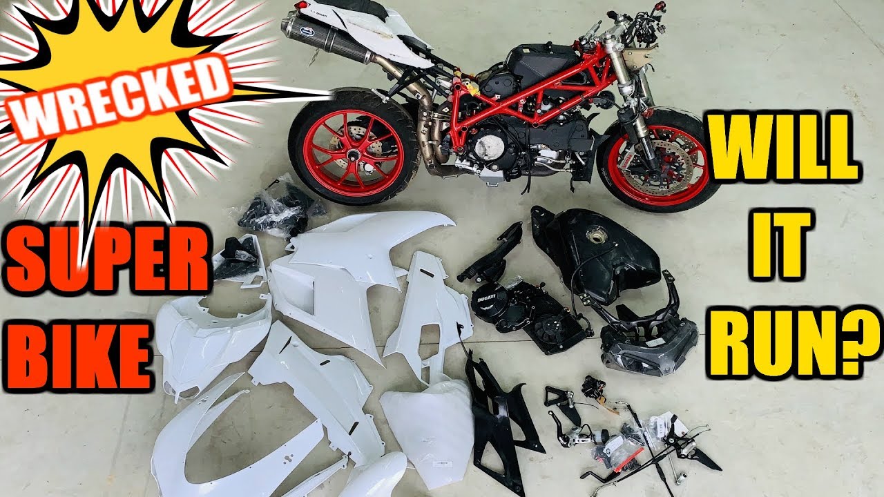 Восстановление моего разбитого Ducati SuperBike, который я купил на Copart. Часть 2