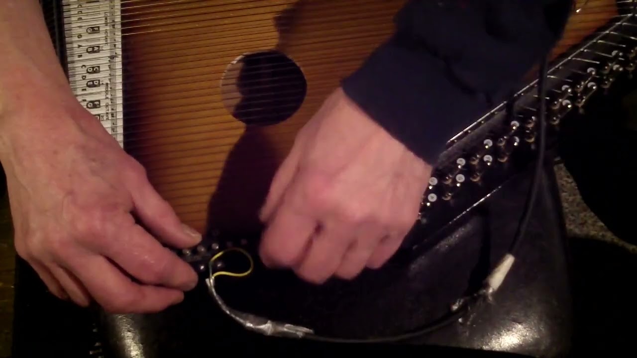Stage1 of making an ELECTRIC HAMMERED GAMELAN by mod'ing an autoharp