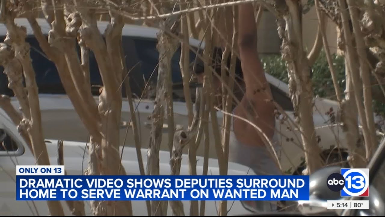 Dramatic video shows deputies surround Bellaire home to serve warrant on 20-year-old man
