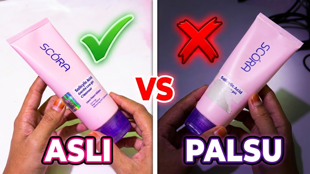 Jangan Salah Beli! Perbedaan Scora Salicylic Acid Gentle Low pH Cleanser Asli vs Palsu