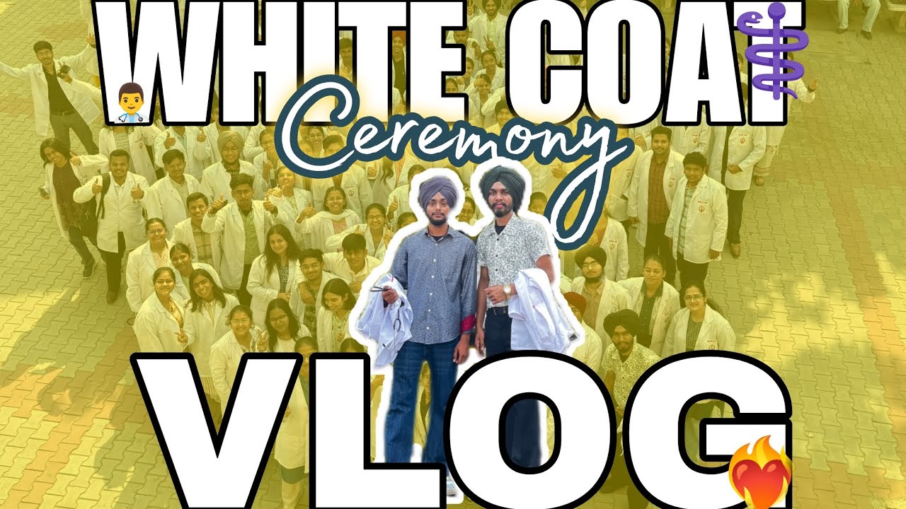 Finally Wearing My First White Coat! | MBBS White Coat Ceremony Experience 🎉 | GMC Patiala #neet2025