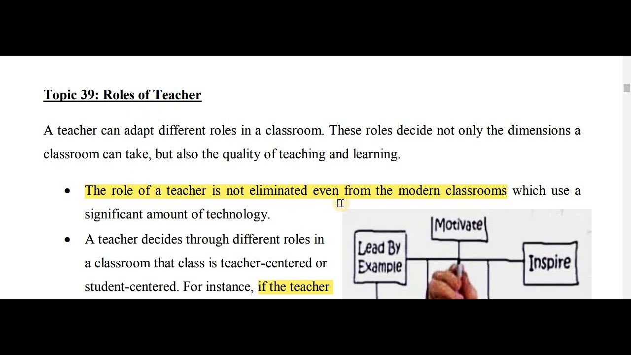 EDU 410 Short Lecture 7/Lesson 7 /Topic 37 to 42 /Teaching of literacy skills /EDU410 Short Lecture