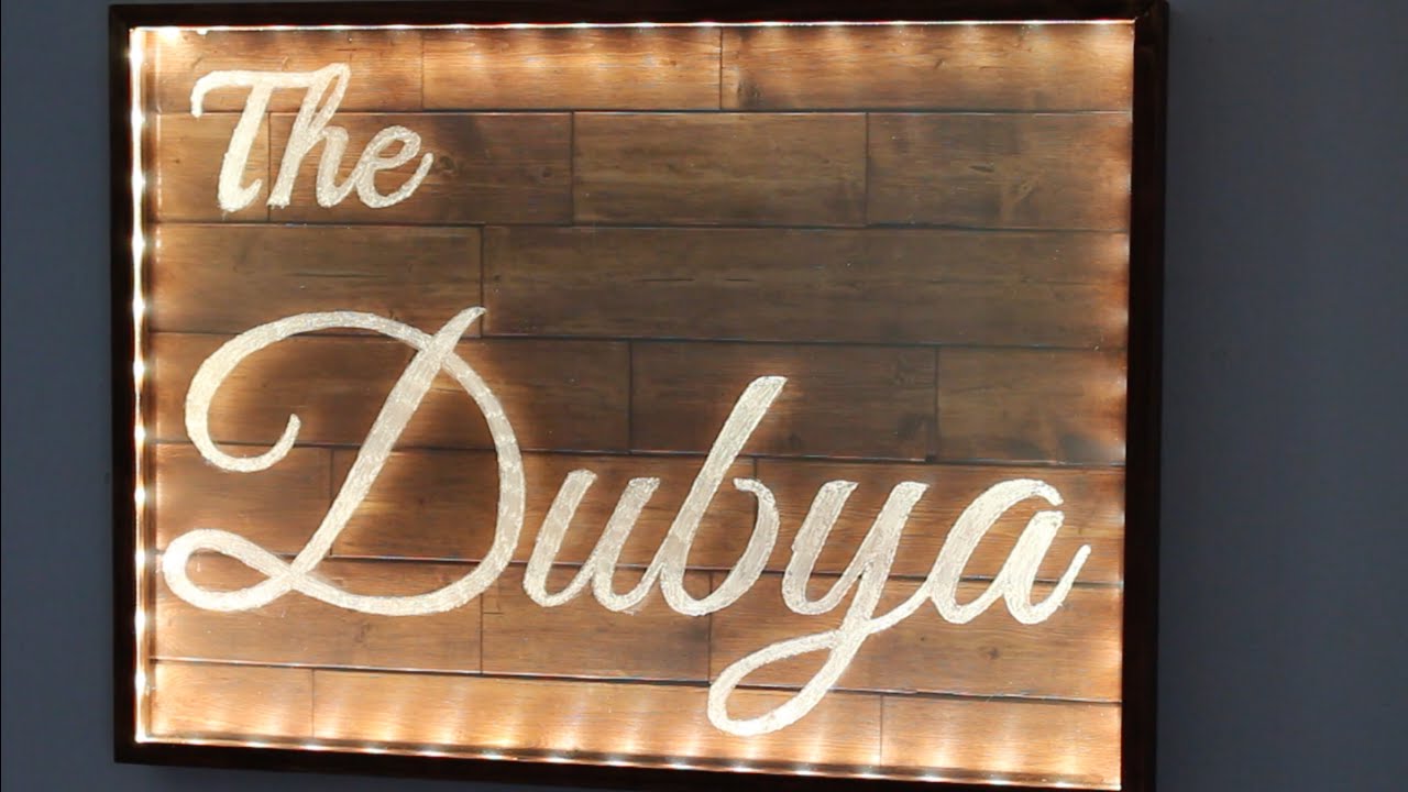 Making a Back Lit LED Sign