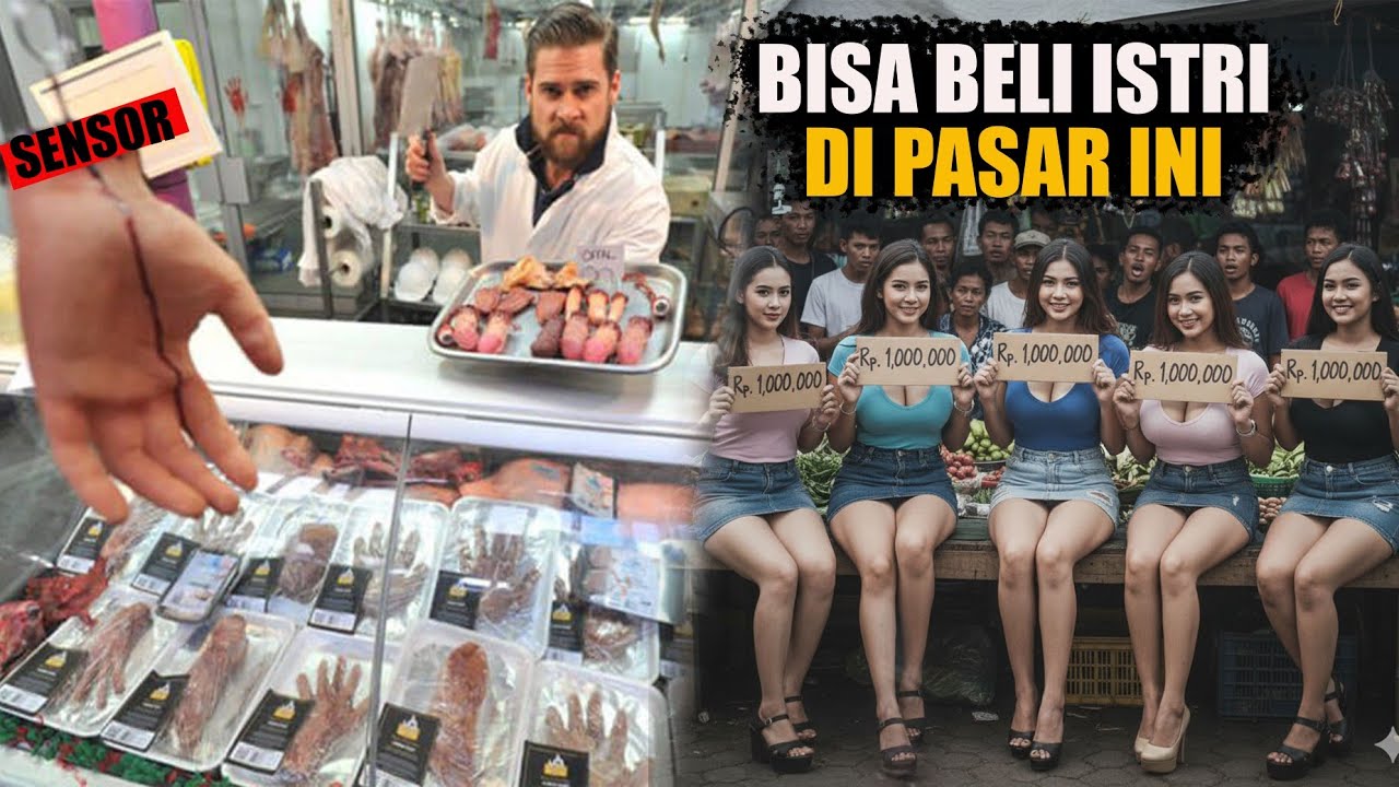 KAMU PASTI GAK PERCAYA!! 7 PASAR INI BENAR-BENAR ADA DI DUNIA NYATA! NO 5 BIKIN MERINDING😲